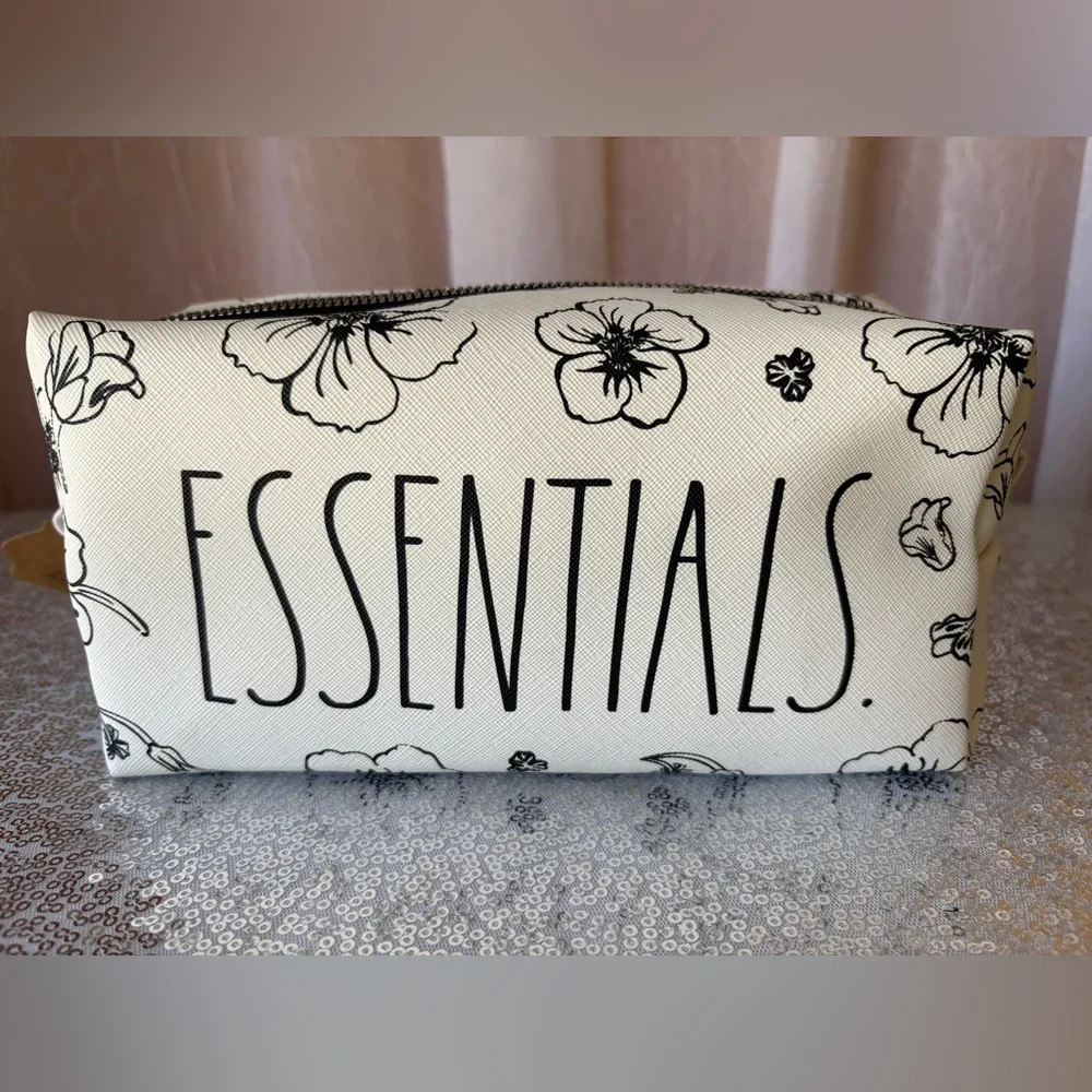 NWT Rae Dunn. ESSENTIALS. Cosmetic Loaf Bag